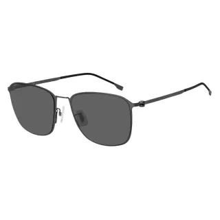 Hugo Boss - "BOSS1405FSK 0R80 M9" Polarisiert-Sonnenbrille für Herren (Dunkles Ruthenium/Grau)