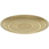 DIJK Dekoteller Dijk Holzteller Ø 29 x 2.5 cm Gold