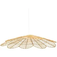 Atmosphera Créateur d'intérieur Pendelleuchte Hängelampe FOLK, Blume, Ø 98 cm, Leuchte mit Dekofunktion, ohne Leuchtmittel