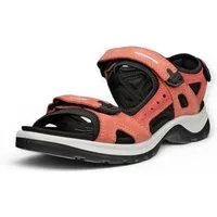 Ecco Yucatan Leder coralrot Damen Sandale