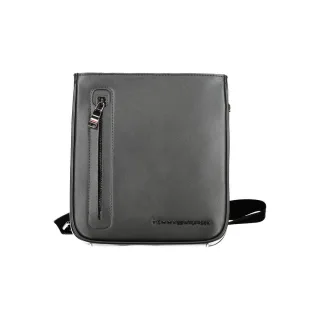 Tommy Hilfiger Schwarze Polyurethan Herren Schultertasche