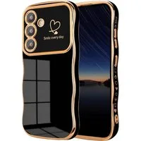 LuxusKollektion Handyhülle Handyhülle A16 Mädchen Wellen Silikon Samsung Galaxy A16 5G Schwarz