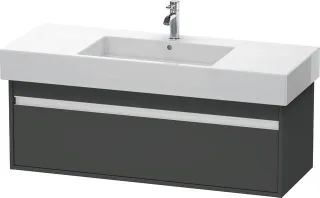 Duravit Ketho Waschtischunterbau wandhängend Graphit Matt 1200x455x410 mm - KT669204949 KT669204949