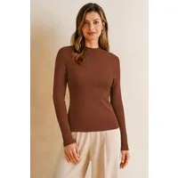 Arach&Cloz Kurzarmpullover Damen Pullover Wolle Blended Seamless Tops Rollkragenpullover, Nahtlose Herbsttops aus Wollmischung