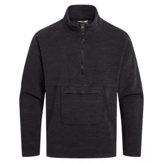 Craghoppers - "Esk II" Fleece-Oberteil für Herren, mit halbem Reißverschluss (Schwarz)