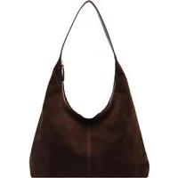 Oemmn Schultertasche Damen-Tote-Bag aus Wildleder,Schultertasche für Damen, Herbst-Unterarmtasche,Arbeitshandtasche, Reisetasche aus Wildleder