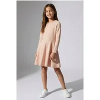 Calvin Klein Jeans Skaterkleid Ls Logo Tape Punto Dress für Kinder bis 16 Jahre und mit Logoschriftzug
