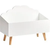 Zeller Present Spielzeugtruhe Wolke, Kindermöbel in nordischen Design