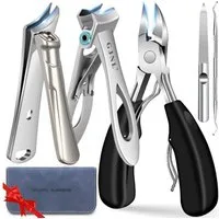 GJNL Nagelknipser-Set Nagelknipser für Senioren dicke Zehennägel 16mm 37mm breite Öffnung