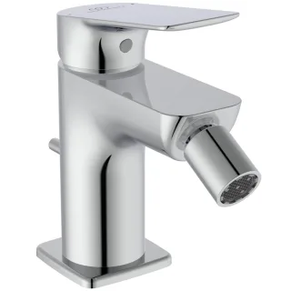 Ideal Standard Bidetarmatur Ceralife C Ausladung 95mm mit Ablaufgarnitur Chrom, BE124AA BE124AA