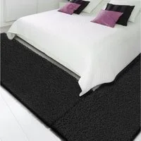 Karat Hochflor-Bettumrandung Madrid, Bettläufe in 13 Farben, 3 Größen, Teppich, Teppichläufer, Höhe 22 mm, (3-tlg), Shaggy