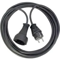 Brennenstuhl H05VV-F 3G1,5, 5 m Verlängerungskabel, Typ EF (Konturenstecker), (500 cm)