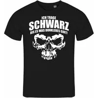 deinshirt Print-Shirt Herren T-Shirt Ich trage Schwarz bis es was dunkleres gibt Funshirt mit Motiv