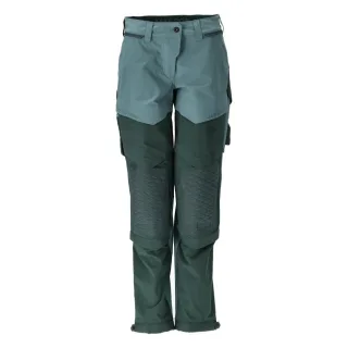 MASCOT Damen Hose mit Knietaschen CUSTOMIZED Hell Waldgrün / Waldgrün 56 - 22278-605-3534-76C56
