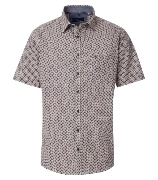 CASAMODA - Freizeithemd Kurzarm orange - Gr. - XL