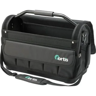 FORTIS Werkzeugtasche 4317784702041 wasserabweisend, mit Tragegurt, schwarz