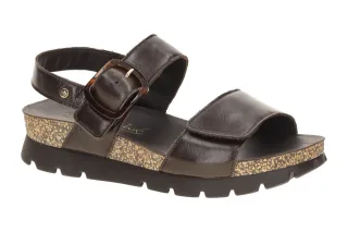Panama Jack Sara B2 Damen Riemchen Sandale in Braun - Marron, Echtleder, Keil...