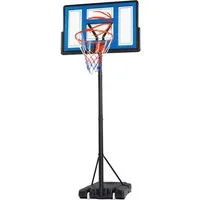 LALAHO Basketballkorb Basketballständer höhenverstellbar 135-305cm,Basketballanlage, mit Ständer, Rolle,für Jugendliche, Erwachsene, für Indoor, Outdoor