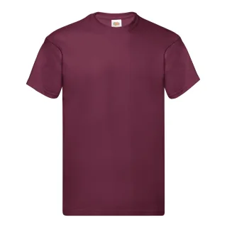 Fruit of the Loom - "Original" T-Shirt für Herren/Damen Unisex (Burgunderrot)
