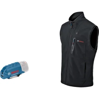 Bosch Beheizbare Weste GHV 12+18V XA, mit Akkuadapter  schwarz - 06188000EC
