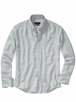 Mey & Edlich Herren Flanellhemd 3.0 Blau 80 % Baumwolle, 20 % Schurwolle