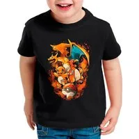 style3 T-Shirt Fire Fury amiibo planet go pokemon ball pikachu