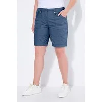 Ulla Popken Funktionshose Cargo-Bermuda Komfortbund 4-Pocket-Schnitt
