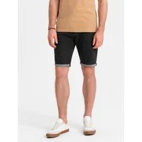 OMBRE Jeansshorts Shorts aus Denim mit hochgekrempelten Beinen