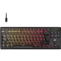K70 CORE TKL, Gaming-Tastatur schwarz, DE-Layout, Corsair MLX Red v2