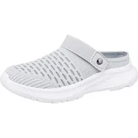 HUSK'SWARE Komfortable Damen Clogs Clog (halb offenes Design, gepolsterte Innensohle) Atmungsaktives Mesh-Obermaterial Rutschfeste und flexible