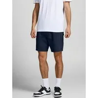 Jack & Jones Sweatshorts JPSTGORDON mit elastischem Bund unifarben, modisch, regular fit, Webstoff
