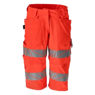 MASCOT Damen Shorts, lang ACCELERATE SAFE Hi-vis Rot 50 - 19248-510-222-C50