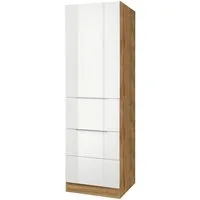 KOCHSTATION Seitenschrank KS-Brindisi 60 cm breit, 200 cm hoch, viel Stauraum