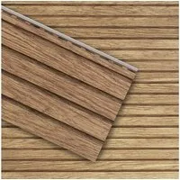 VILO Verkleidungspaneel Canadian Siding SVP-06 Fronto Standard 2,95m St. 0,74qm honey oak, BxL: 28,5x295 cm, 0,963 qm, (Stückweise 1 Paneel, 0,963 qm) 2-lagig robuste Ausführung, pflegeleicht, abwaschbar, Leichtgewicht