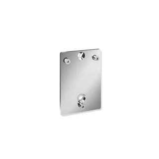 Hewi System 800 Montageplatte 950.50.01440 130 x 181 x 8 mm, Edelstahl verchromt