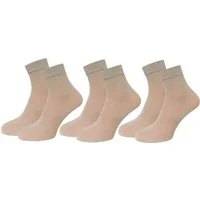 Janastyle Feinsöckchen Cotton-Feeling Söckchen,3 Paar (3-Paar) Universalgröße, angenehmes Tragegefühl, blickdicht, druckfreier Bund