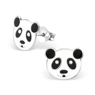 Panda Ohrringe aus 925 Silber