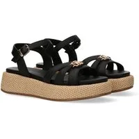 Tommy Hilfiger Sandale, Plateau, Sommerschuh, Wedge Sandale mit Schnallenverschluss