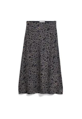 Armedangels - LEO LENOVAA SLIP-SKIRT dark steel-black - Gr. - XS