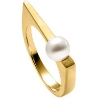 Heideman Fingerring Margarita goldfarben (Ring, 1-tlg., inkl. Geschenkverpackung), Damenring mit Perle