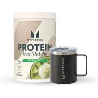 Protein Eiskaffee Bundle - 20Portionen - Black Coffee Cup - Iced Matcha