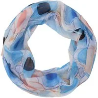MIRROSI Loop Damen Schal mit Tollem Muster Weich aus 100% Viskose, Schlauchschal, (ca.160x48cm, zweimal um den Hals wickelbar), Damen Halstuch Stola ideal für Frühling,Sommer, Herbst
