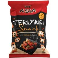 XOX Knabberei, XOX knuspriger und herzhafter Asia Teriyaki Maissnack aus Japan 80g