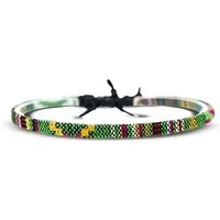 Made by Nami Freundschaftsarmband Boho Surfer Strand Festival Accessoires, Ethno Hippie Style 100% Wasserfest Verstellbar