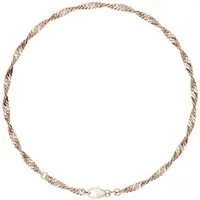 Firetti Fußkette Schmuck Geschenk Silber 925 Körperschmuck Gold o. Rosè Singapurkette, Made in Germany