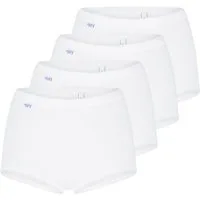 sloggi Maxislip 4er Pack Basic+ (Spar-Set, 4-St) Maxi Slip - Baumwolle - Atmungsaktiv - Perfekter Sitz
