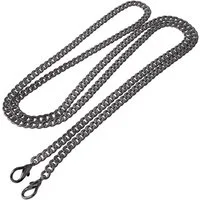 EAZY CASE Schulterriemen Schulterriemen für Tasche Metall Wechselband Taschenriemen Metallkette, Ersatz Taschenkette, abnehmbar - Anthrazit