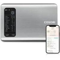 Cosori Küchenwaage CNS-R001S-X, Smarte Ernährungswaage mit Nährwert-Erfassung