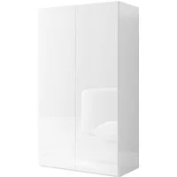 OTTO home Schuhschrank SMILE Breite 63 cm, Höhe 114 cm, Schuhregal mit 5 Ebenen, Schuhkommode in Weiss Hochglanz Lack