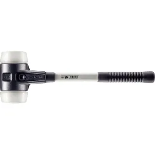 HALDER SIMPLEX - Schonhammer mit verstärktem TE-Gehäuse und Fiberglasstiel, Superplastik - 3707.080